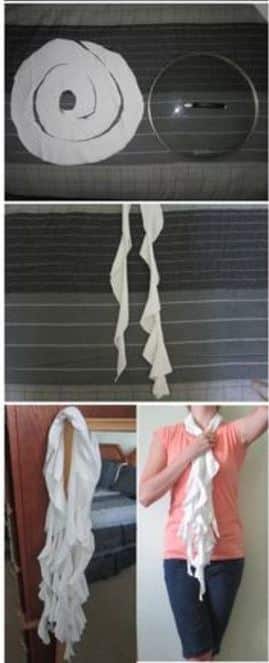 como hacer bufandas de moda en pocos pasos
