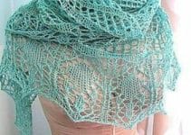 preciosos modelos de chalinas tejidas a mano para dama