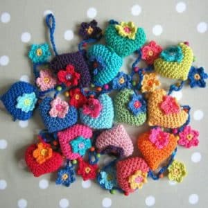 imagenes de corazones tejidos a crochet