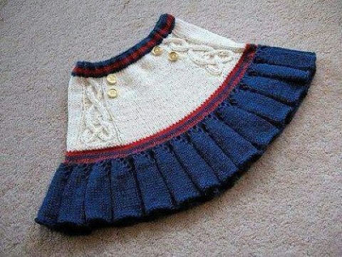 diseños de faldas tejidas a crochet para niñas