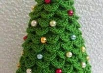 pequeños y adorables adornos de navidad tejidos a crochet