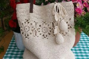 como hacer bolsas tejidas a crochet paso a paso