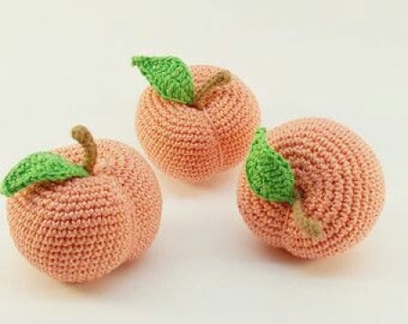diseños de frutas tejidas a crochet patrones