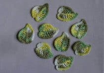 4 nudos diferentes para hacer hojas tejidas a crochet