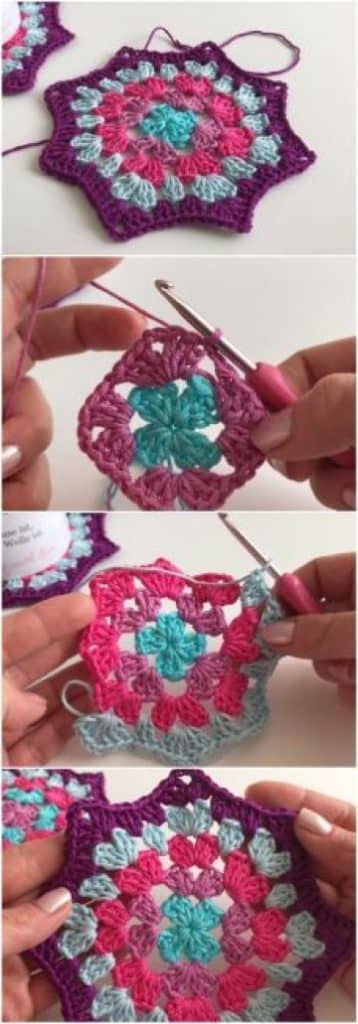 como hacer mandalas a crochet paso a paso