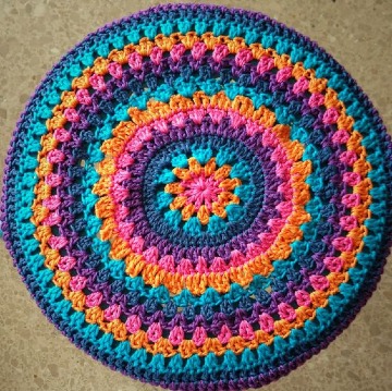 diseños de mandalas a crochet paso a paso