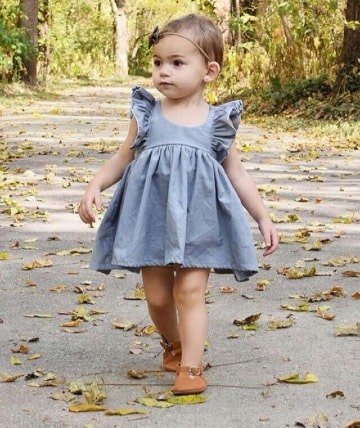 vestidos de niña de tres años sencillos