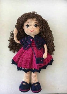 imagenes de como tejer muñecas a crochet