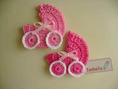 imagenes de miniaturas en crochet para baby shower