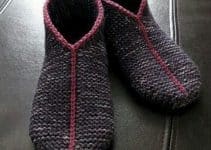 4 modelos geniales de pantuflas tejidas a dos agujas