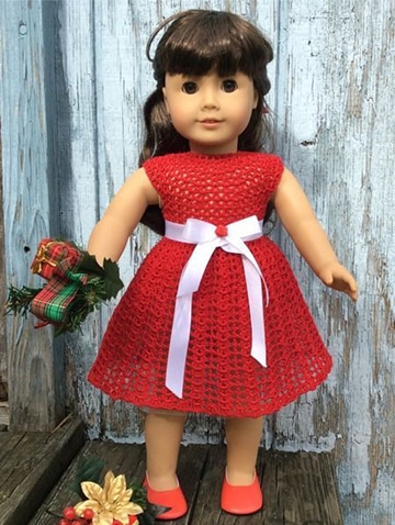 imagenes de vestidos de muñecas tejidas a crochet