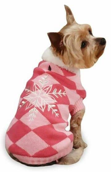 ropa navideña para perros con patrones