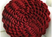 4 originales y coloridos cojines tejidos a crochet