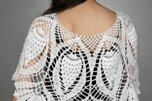 como hacer capas tejidas a crochet