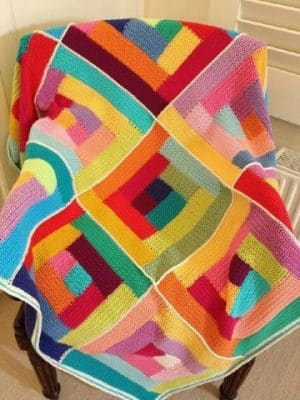 imagenes de mantas tejidas a crochet
