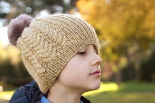 tejidos de gorros a crochet para niños