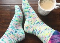 5 pasos para hacer calcetines de lana para el frio