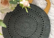 geniales y originales bolsas redondas tejidas a 5 pasos