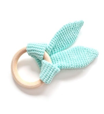 orejas de conejo a crochet para bebe