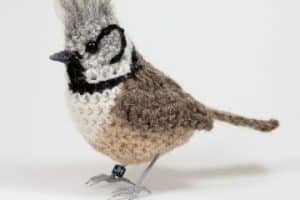 geniales aves tejidas a crochet en 3d para decorar