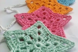 imagenes de estrellas tejida a crochet