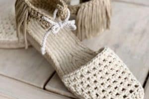 modelos de alpargatas tejidas a crochet