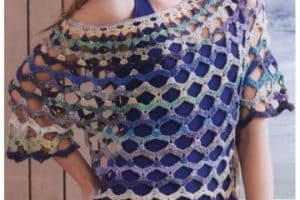 4 geniales diseños remeras caladas a crochet para dama