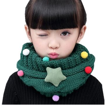 bufandas navideñas para niños detalles