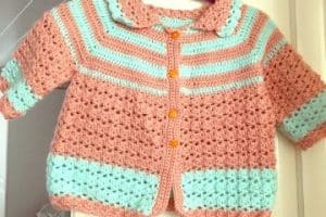 chompas para niñas a crochet para bebe