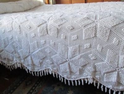 cubrecamas tejidos a crochet texturas