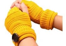 diseños en guantes tejidos sin dedos 3 usos originales