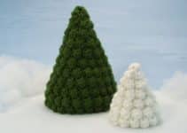 2 maneras de hacer arbolitos de navidad al crochet