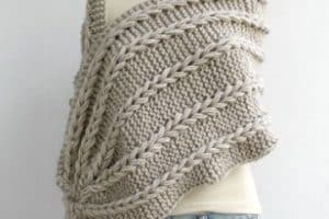chalinas tejidas a crochet grandes