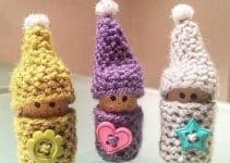 divertidos gnomos tejidos al crochet navidad 2019