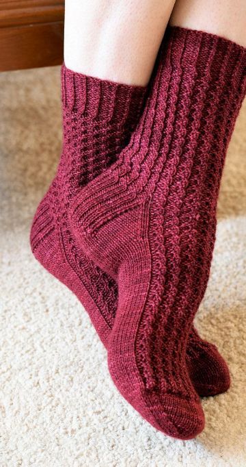 calcetines tejidos a crochet puntos sencillos