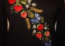 4 geniales diseños de bordados en lana a mano sencillos