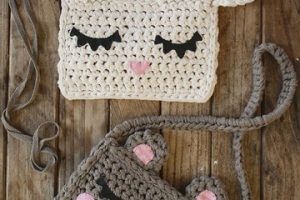 bolsas tejidas en crochet para ninas