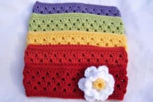 diseños en vinchas a crochet para mujer con ganchillo 4.5 mm