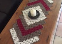 como tejer un caminito de mesa a crochet gancho 1.3mm