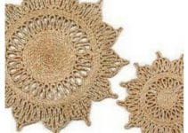 patrones carpetas redondas a crochet decoración 2021