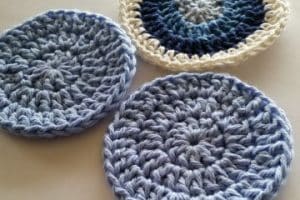 circulos tejidos a crochet sencillos