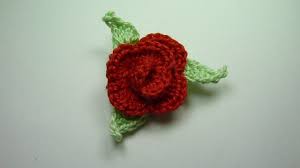 rosas tejidas a crochet