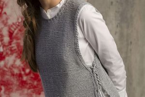 cómo tejer chalecos de lana para mujer