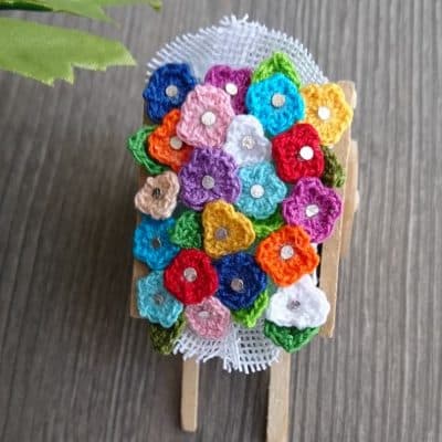 flores tejidas a crochert faciles decoracion