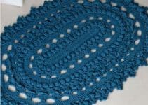 500 gramos de hilo para tapetes a crochet paso a paso ovales