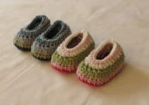 bonitos zapatos de bebes a crochet con lana y gancho del 5