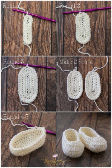 zapatos de bebes a crochet paso a paso
