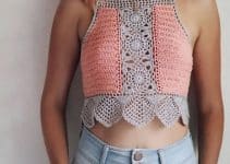 2 formas de crop top tejido a crochet