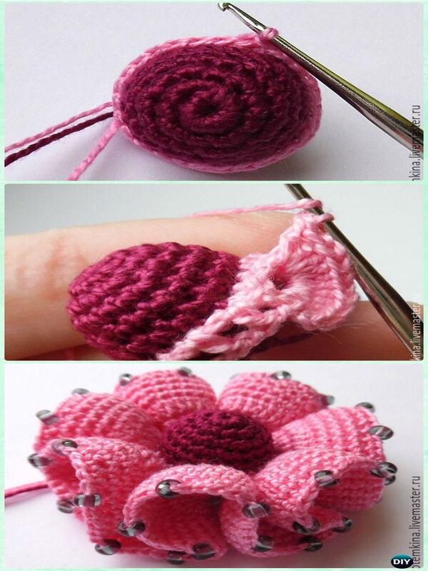 ccomo tejer flores a crochet
