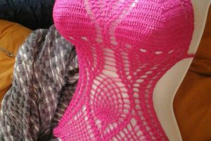 trajes de bano a crochet completo